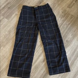 Madewell Window pane Wide Leg Pants